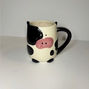 Black and White Cow Mug